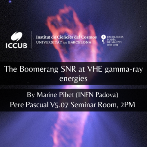 The Boomerang SNR at VHE gamma-ray energies