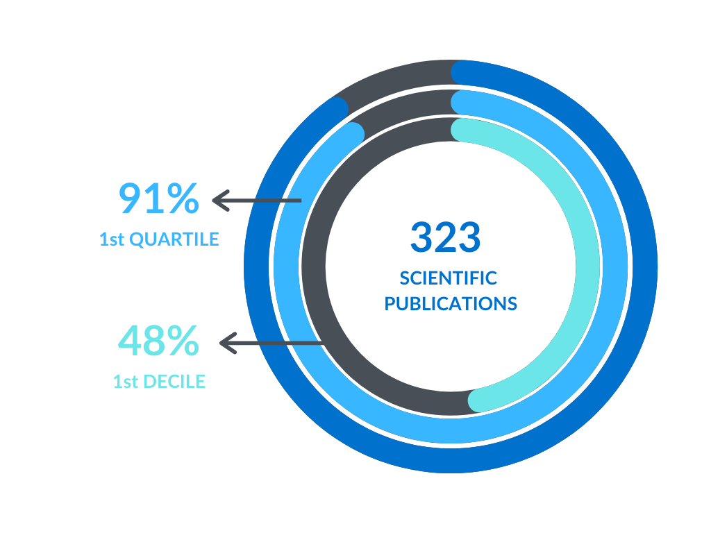 Graphic of the ICCUB publications