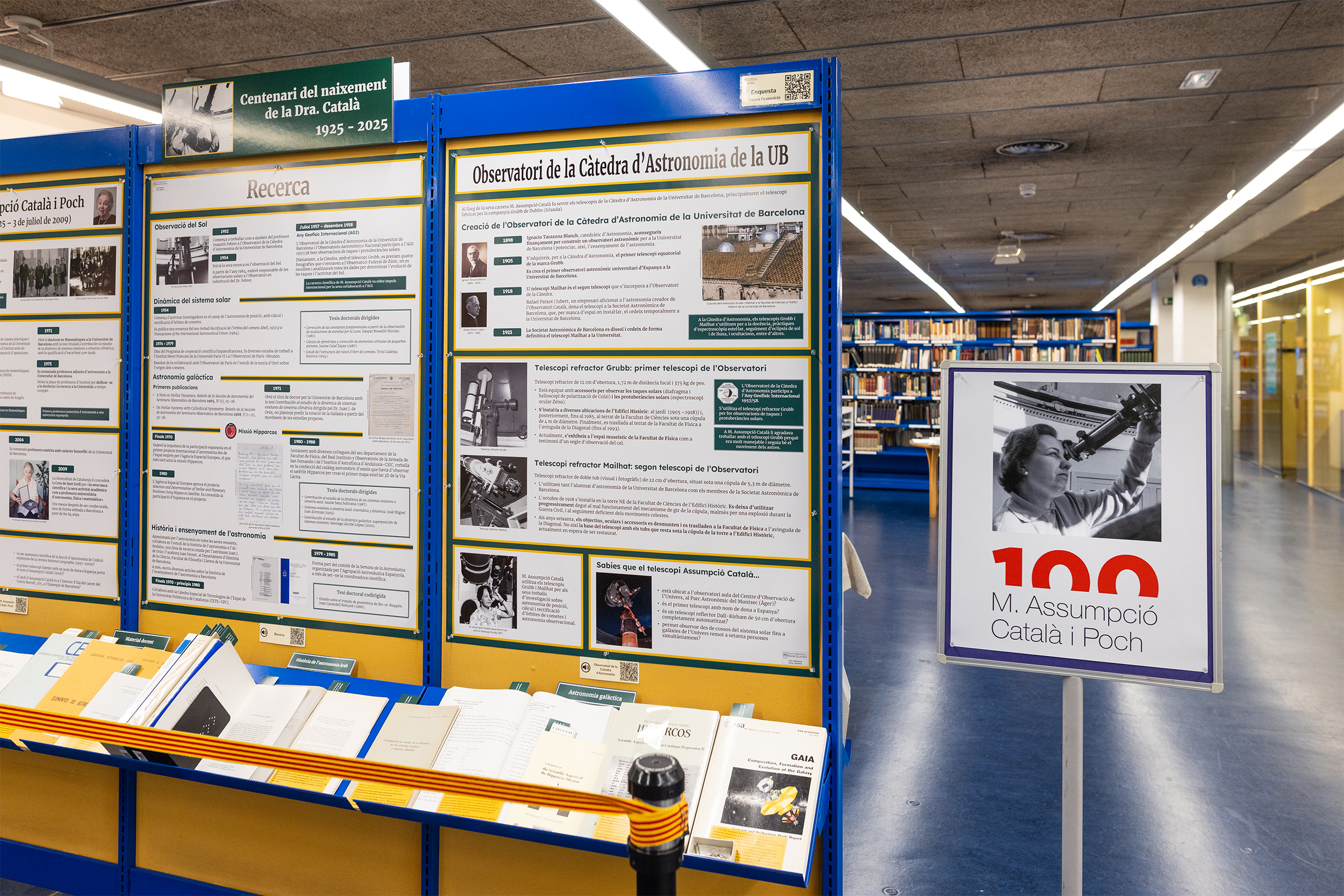 CRAI's exhibition Maria Assumpció Català