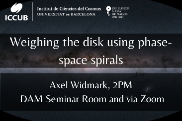 Seminar: Weighing the disk using phase-space spirals