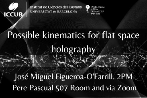 Possible kinematics for flat space holography