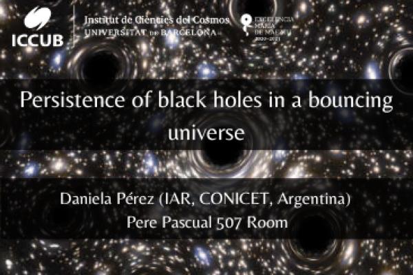 Persistence of black holes in a bouncing universe