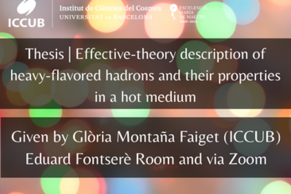 Effective-theory description of heavy-flavored hadrons and their properties in a hot medium