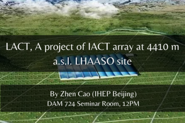 LACT, A project of IACT array at 4410 m a.s.l. LHAASO site