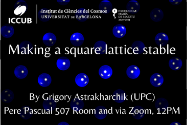 Making a square lattice stable seminar
