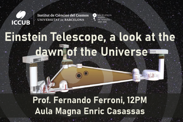 Einstein Telescope, a look at the dawn of the Universe
