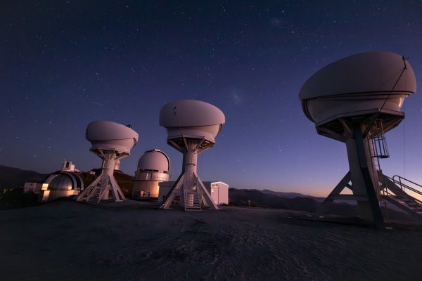 BlackGEM array at ESO's La Silla ready for observations.
