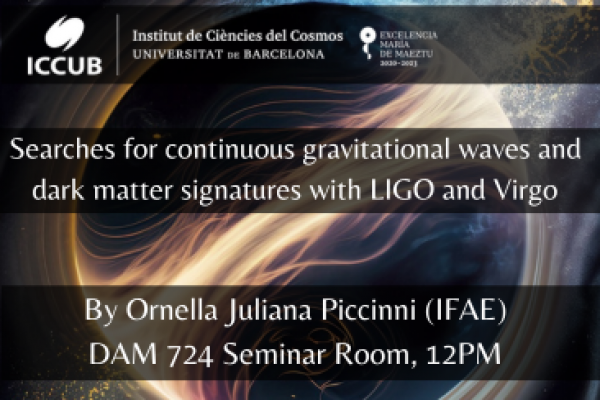 Searches for continuous gravitational waves and dark matter signatures with LIGO and Virgo