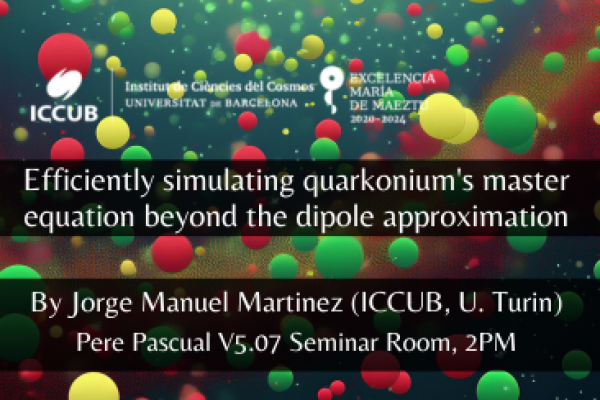 Efficiently simulating quarkonium's master equation beyond the dipole approximation.