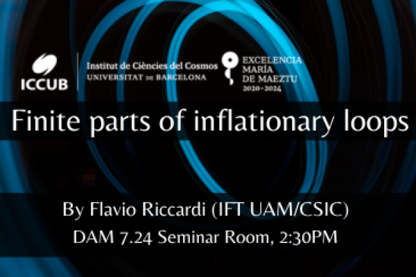 Finite parts of inflationary loops