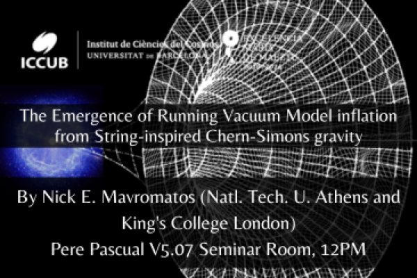 The Emergence of Running Vacuum Model inflation from String-inspired Chern-Simons gravity