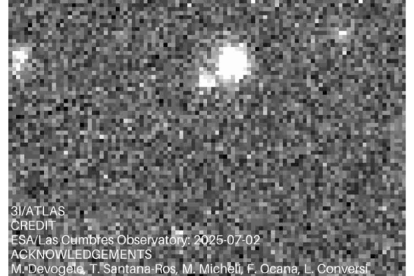 ESA observes interstellar comet 3I/ATLAS