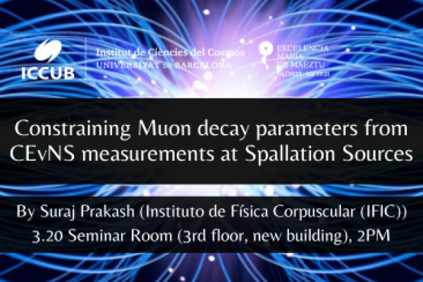 Constraining Muon decay parameters from CEvNS measurements at Spallation Sources