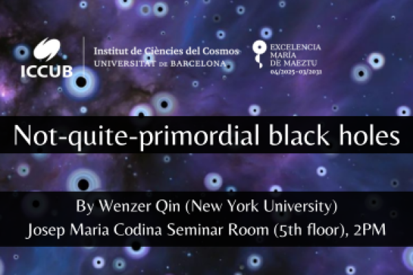 Not-quite-primordial black holes
