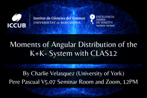 Moments of Angular Distribution of the K+K- System with CLAS12