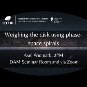 Seminar: Weighing the disk using phase-space spirals