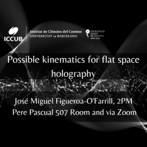 Possible kinematics for flat space holography