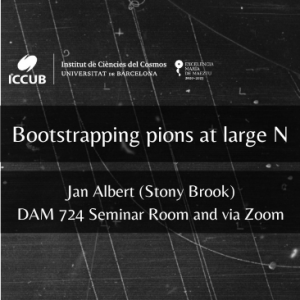Bootstrapping pions at large N