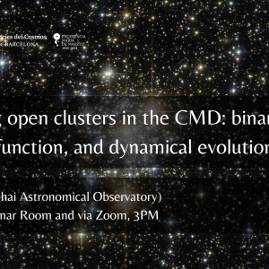 Modeling open clusters in the CMD: binaries, mass function, and dynamical evolution