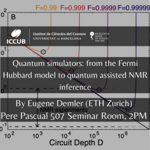 Quantum simulators: from the Fermi Hubbard model to quantum assisted NMR inference