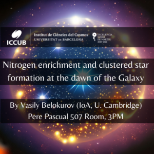 Nitrogen enrichment and clustered star formation at the dawn of the Galaxy
