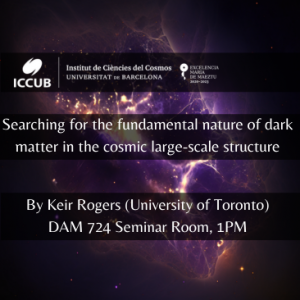 Searching for the fundamental nature of dark matter in the cosmic large-scale structure