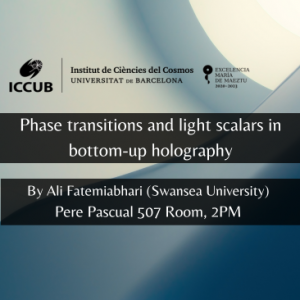 Phase transitions and light scalars in bottom-up holography
