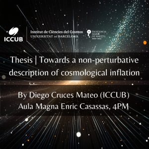 Towards a non-perturbative description of cosmological inflation