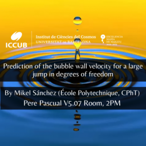Prediction of the bubble wall velocity for a large jump in degrees of freedom