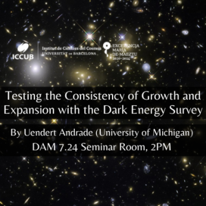 Testing the Consistency of Growth and Expansion with the Dark Energy Survey