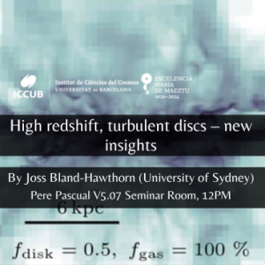 High redshift, turbulent discs – new insights