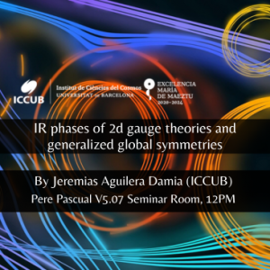 IR phases of 2d gauge theories and generalized global symmetries