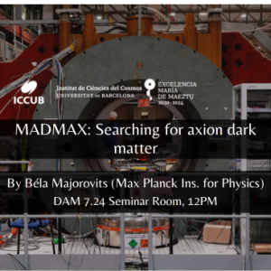 MADMAX: Searching for axion dark matter