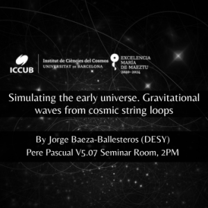 Simulating the early universe. Gravitational waves from cosmic string loops