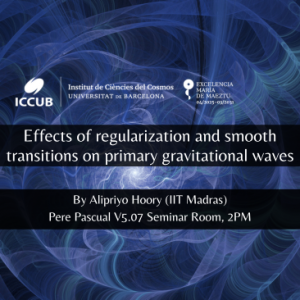 Effects of regularization and smooth transitions on primary gravitational waves