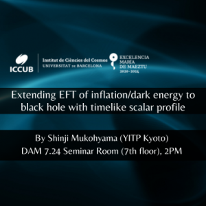 Extending EFT of inflation/dark energy to black hole with timelike scalar profile