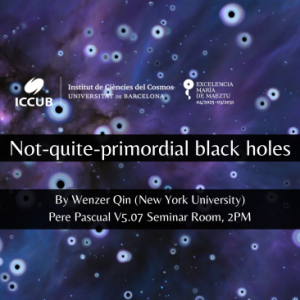 Not-quite-primordial black holes