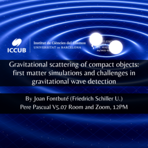Gravitational scattering of compact objects: first matter simulations and challenges in gravitational wave detection