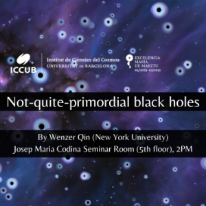Not-quite-primordial black holes