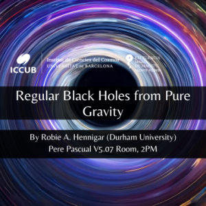 Regular Black Holes from Pure Gravity