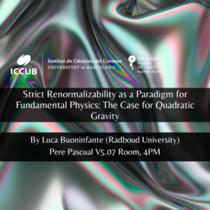 Strict Renormalizability as a Paradigm for Fundamental Physics: The Case for Quadratic Gravity