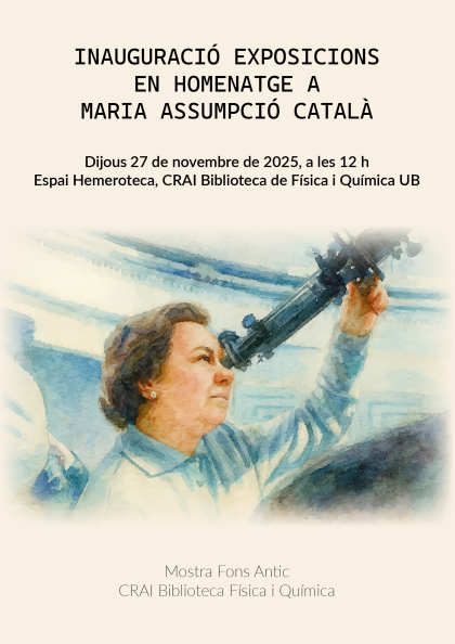 Celebration of the Year Maria Assumpció Català at UB Physics